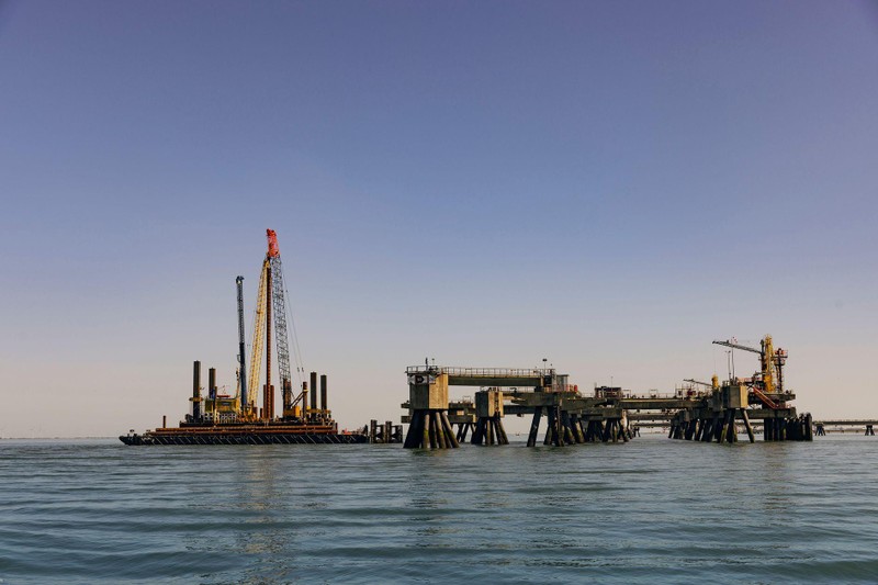 Một trạm LNG ở Wilhelmshaven, Đức hoạt động trở lại (Ảnh: WSJ) Một trạm LNG ở Wilhelmshaven, Đức hoạt động trở lại (Ảnh: WSJ)