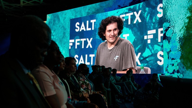 Sam Bankman-Fried tại một hội thảo về tiền mã hóa (Ảnh: NYTimes)