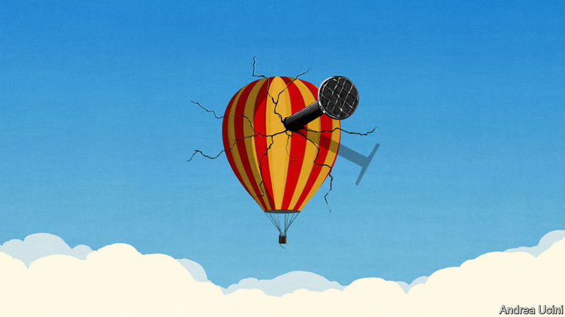 Nhiệm vụ giảm lạm phát khó khăn hơn so với giới đầu tư kỳ vọng (Ảnh: The Economist) Nhiệm vụ giảm lạm phát khó khăn hơn so với giới đầu tư kỳ vọng (Ảnh: The Economist)