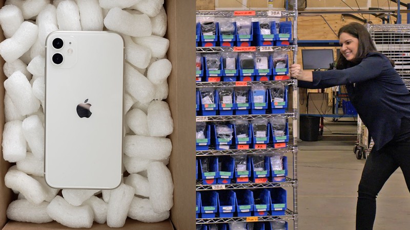 Những chiếc iPhone đã qua sử dụng vẫn có thị trường riêng rộng lớn (Ảnh: WSJ)