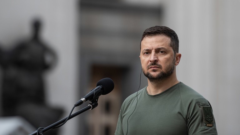 Tổng thống Ukraine Vlodymyr Zelensky. Ảnh: Getty.