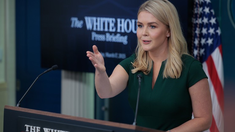 Thư ký báo chí Nhà Trắng Karoline Leavitt. Ảnh: Getty.