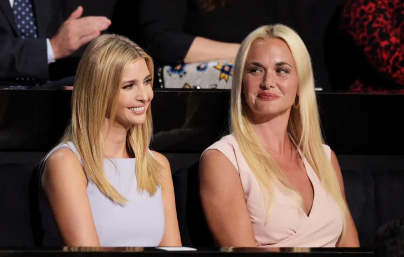 Ivanka Trump (trái) và Vanessa Trump, vợ của Donald Trump Jr., tham dự Đại hội toàn quốc của đảng Cộng hòa vào ngày 19/7/2016. Ảnh: Getty.