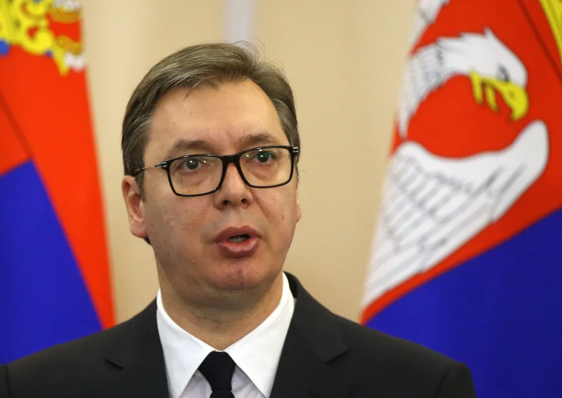Tổng thống Serbia Aleksandar Vucic. Ảnh: Getty.