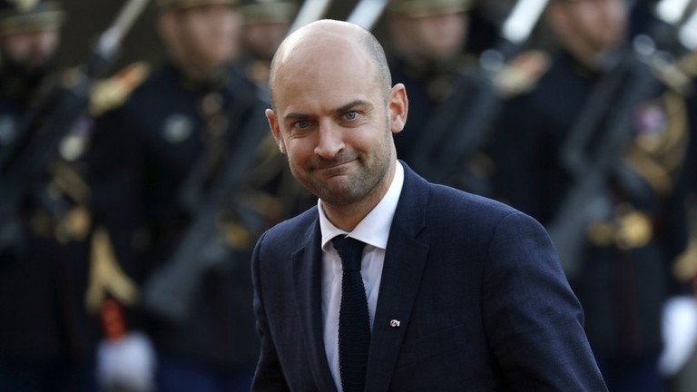 Bộ trưởng Ngoại giao Pháp Jean-Noel Barrot thăm cung điện Elysee ngày 31/3. Ảnh: Getty.