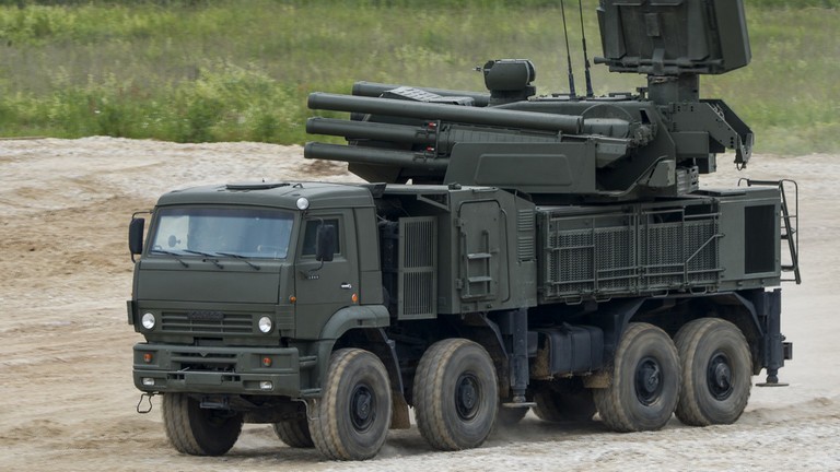 Hệ thống tên lửa phòng không tự hành Pantsyr-S. Ảnh: Sputnik.