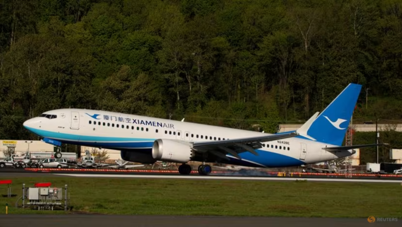 Một chiếc Boeing 737 MAX 8, chiếc máy bay phản lực thứ hai dự kiến ​​được một hãng hàng không Trung Quốc sử dụng sẽ được trả lại cho nhà sản xuất. Ảnh: Reuters.