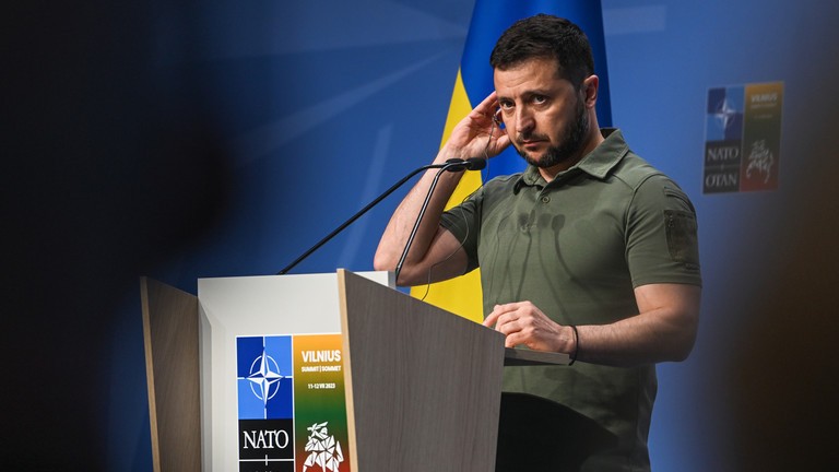 Tổng thống Ukraine Volodymyr Zelensky. Ảnh: Getty.