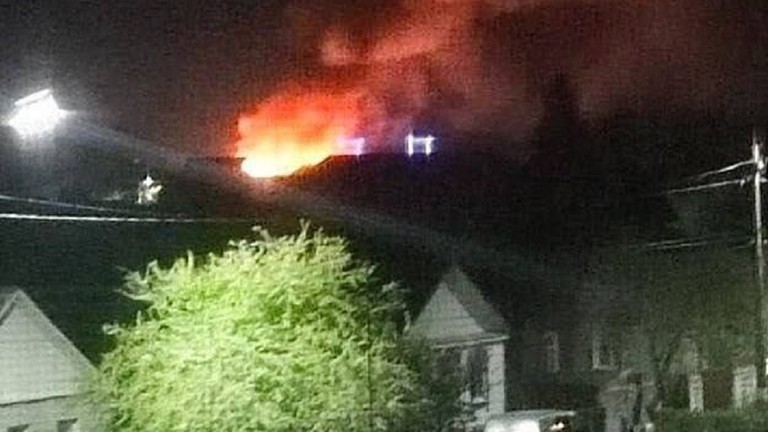 Hình ảnh về vụ tấn công bằng UAV. Ảnh: Telegram.