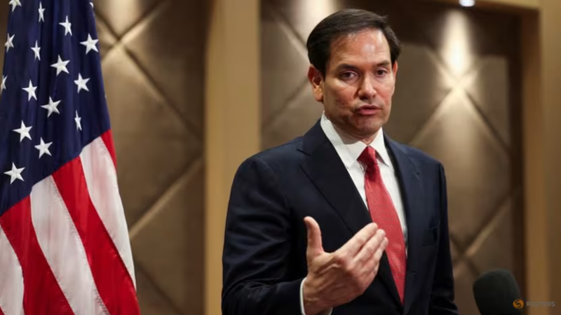 Ngoại trưởng Mỹ Marco Rubio phát biểu với các thành viên báo chí sau cuộc họp không chính thức của các bộ trưởng ngoại giao NATO tại Antalya, Thổ Nhĩ Kỳ, ngày 15/5. Ảnh: Reuters.