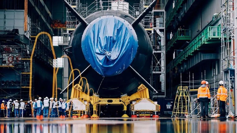 Tàu ngầm hạt nhân Barracuda thứ 4 của Pháp bước vào giai đoạn đóng mới cuối cùng. Ảnh: Naval Group.