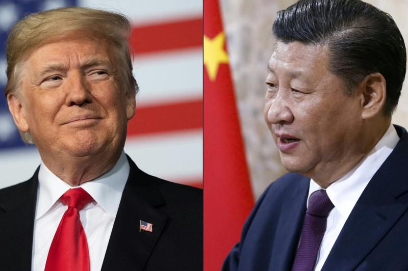 Cuộc điện đàm giữa Tổng thống Mỹ Donald Trump (trái) và Chủ tịch Trung Quốc Tập Cận Bình được coi là sự chứng thực cho những nỗ lực nhằm hạ nhiệt chiến tranh thương mại. Ảnh: AFP/TNS.