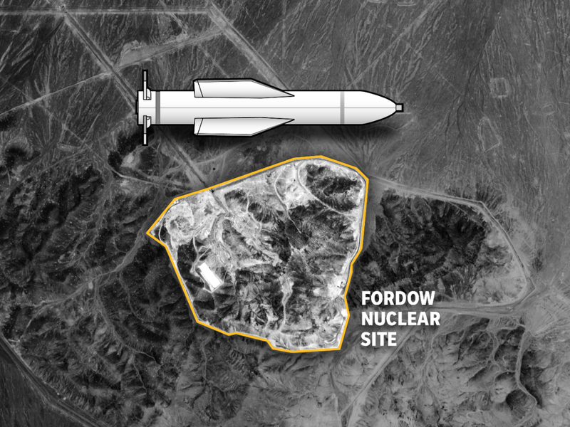 Mỹ đã sử dụng bom xuyên phá hầm cực mạnh để tấn công cơ sở hạt nhân Iran. Ảnh: USA Today.