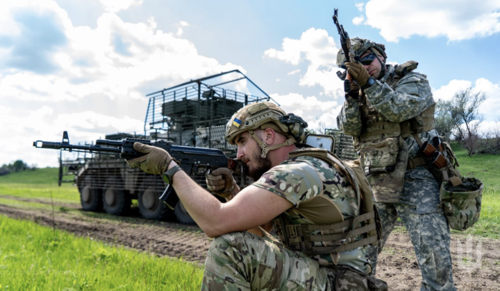 Binh sĩ thuộc Lữ đoàn 158 của Ukraine. Ảnh: MW.