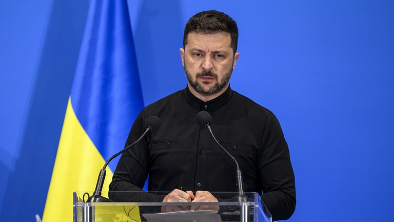 Tổng thống Ukraine Volodymyr Zelensky. Ảnh: Getty.