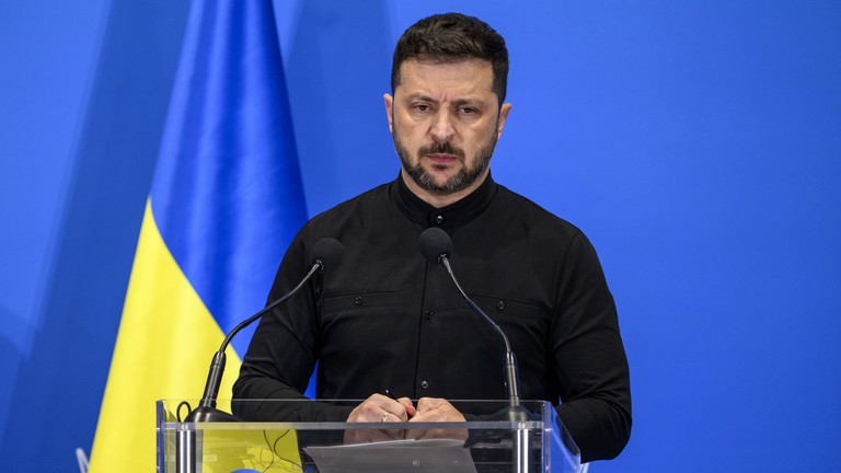 Tổng thống Ukraine Volodymyr Zelensky. Ảnh: Getty.
