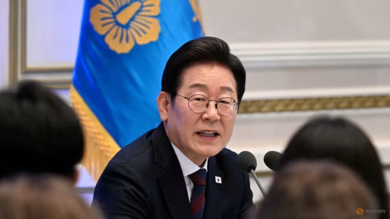 Tổng thống Hàn Quốc Lee Jae-myung phát biểu tại Nhà Xanh vào ngày 3/7. Ảnh: Reuters.