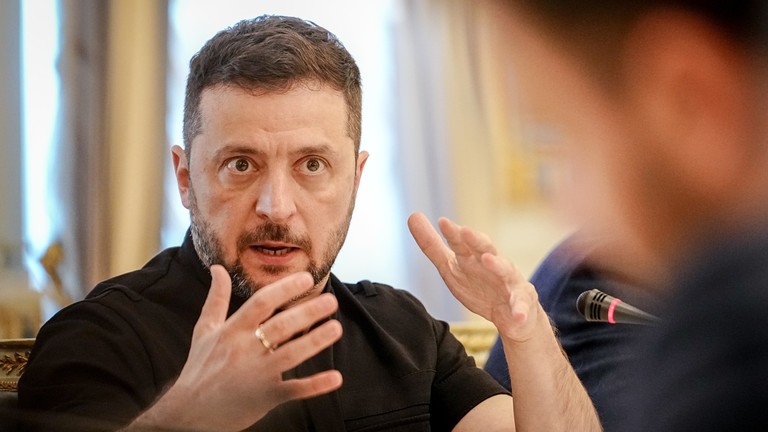 Tổng thống Ukraine Volodymyr Zelensky. Ảnh: Getty.