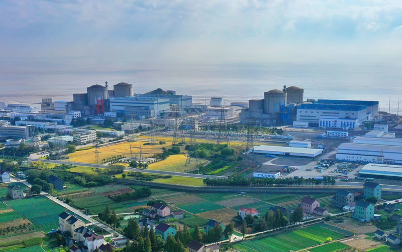 Nhà máy điện hạt nhân ở Tần Sơn, tỉnh Chiết Giang, Trung Quốc năm 2023. Ảnh: SCMP.