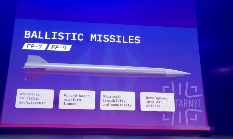 Công ty quốc phòng Fire Point của Ukraine thông báo đã phát triển tên lửa đạn đạo FP-7 và FP-9 mới vào ngày 4/9 tại Ba Lan. Ảnh: militarnyi.com.