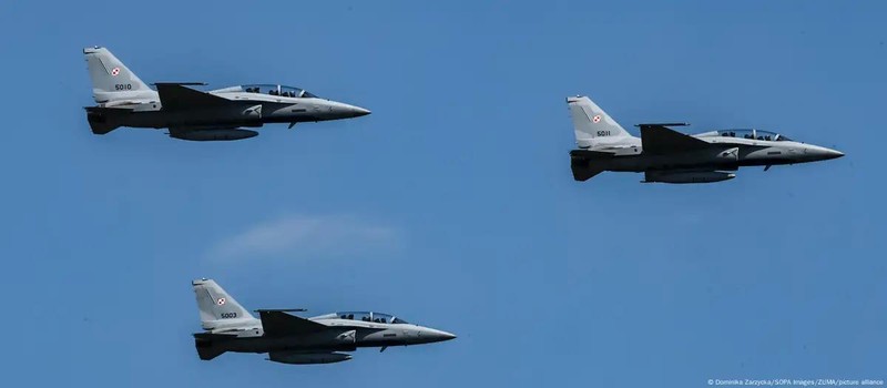 Ba Lan cho hay họ đã điều động lực lượng bắn hạ UAV xâm phạm lãnh thổ. Ảnh: DW.