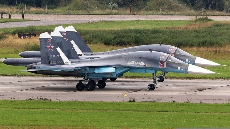 Các chiến đấu cơ Su-34 của Nga. Ảnh: MW.