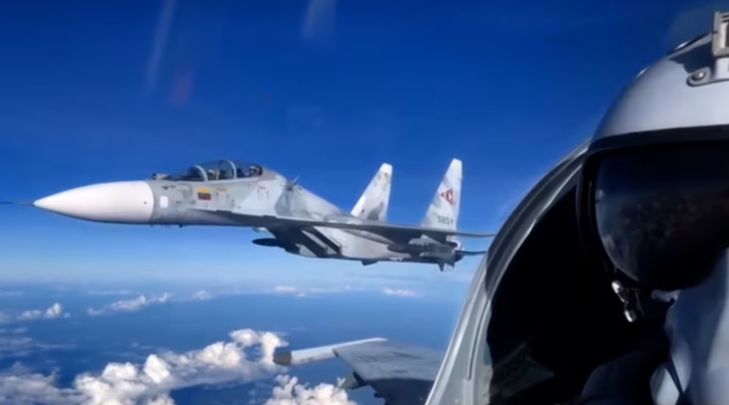 Venezuela công bố hình ảnh máy bay chiến đấu Sukhoi Su-30 do Nga sản xuất. Ảnh: CNN.