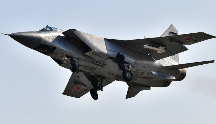 Máy bay đánh chặn MiG-31 của Không quân Nga. Ảnh: MW.