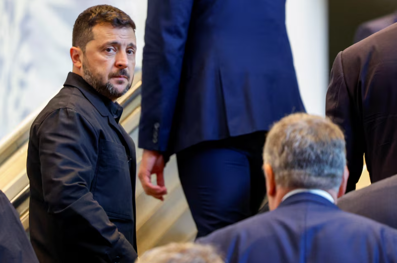 Tổng thống Ukraine Volodymyr Zelensky đến tham dự Đại hội đồng LHQ lần thứ 80 tại New York, Mỹ ngày 23/9. Ảnh: Reuters.