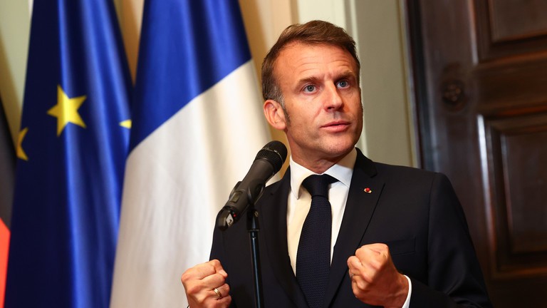 Tổng thống Pháp Emmanuel Macron. Ảnh: Getty.