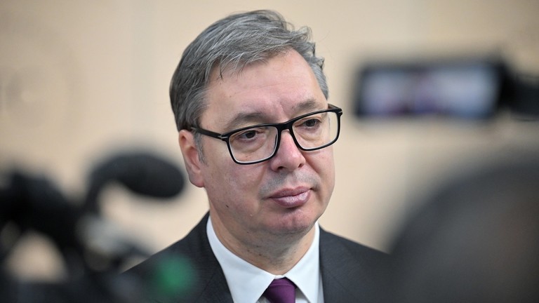 Tổng thống Serbia Aleksandar Vucic tại Copenhagen, Đan Mạch, ngày 2/10. Ảnh: Getty.