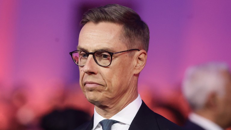 Tổng thống Phần Lan Alexander Stubb tại Brzezinka gần Oswiecim, Ba Lan, ngày 27/1. Ảnh: Getty.