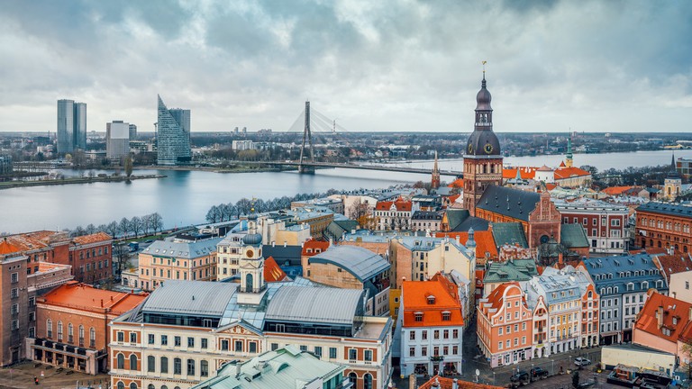 Một góc của trung tâm thủ đô Riga, Latvia. Ảnh: Getty.