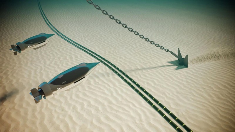 Việc giám sát và bảo vệ cáp ngầm dưới biển đòi hỏi các hệ thống tự động được xây dựng để có độ bền và độ chính xác. Ảnh: Euroatlas.