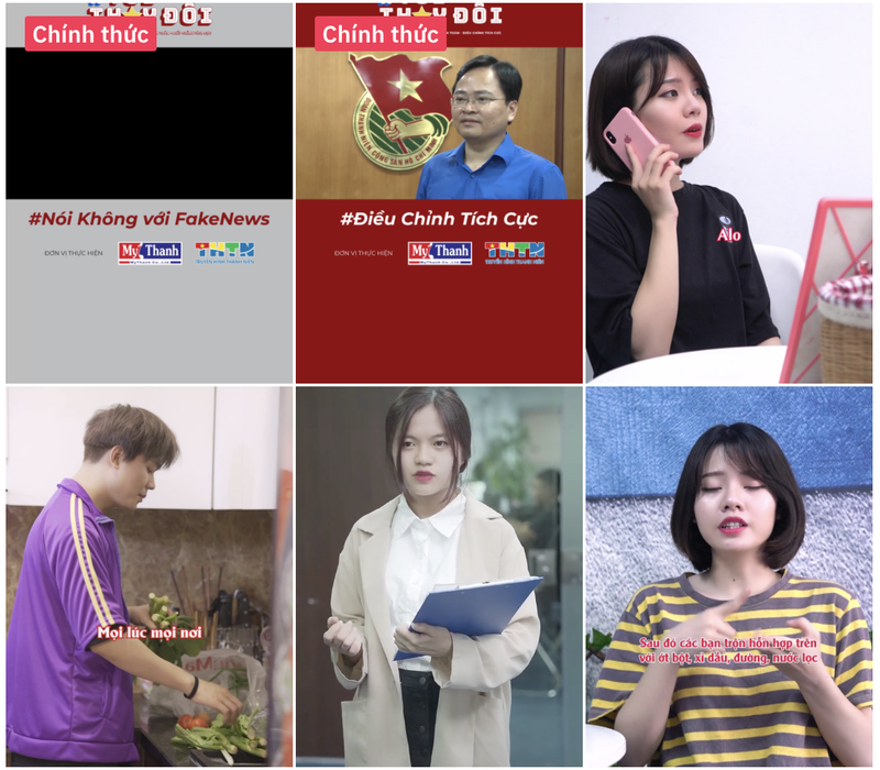 Các video trào lưu #toithaydoi