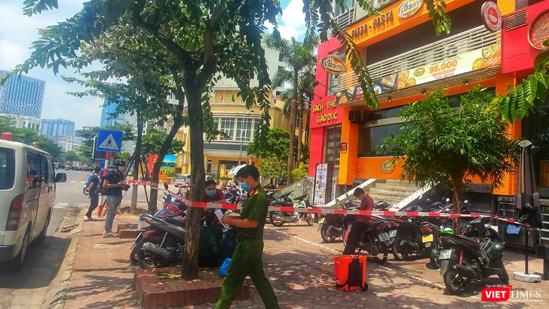 Khu vực rào chắn không cho phép người lạ vào trong.