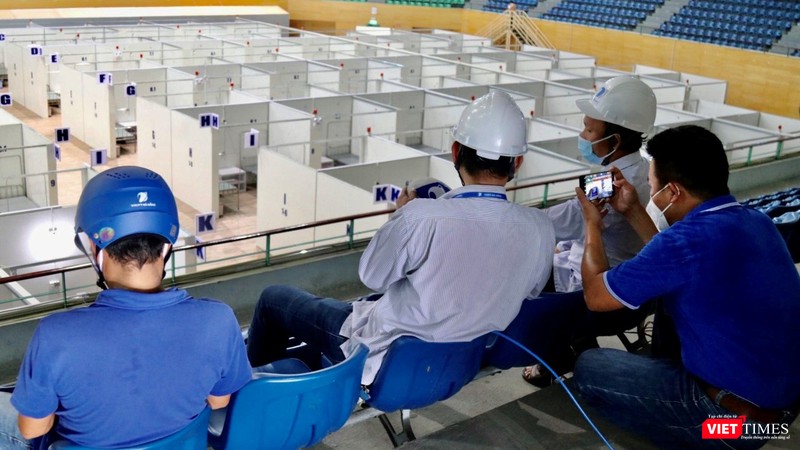 Chưa đầy 60h VNPT đã hoàn thành hạ tầng viễn thông cho bệnh viện dã chiến Đà Nẵng