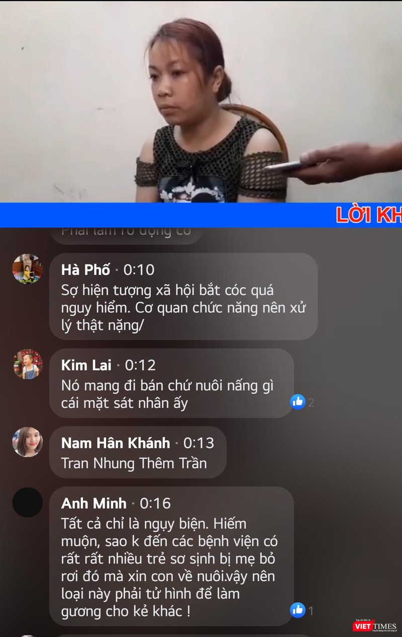 Những bình luận bức xúc của cư dân mạng.