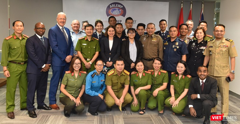 Các cán bộ, học viên tham gia đào tạo. Ảnh: HMN.