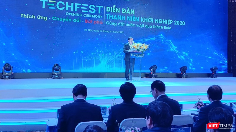 Bộ trưởng Bộ KH&CN Huỳnh Thành Đạt phát biểu tại Lễ khai mạc. Bộ trưởng Bộ KH&CN Huỳnh Thành Đạt phát biểu tại Lễ khai mạc.