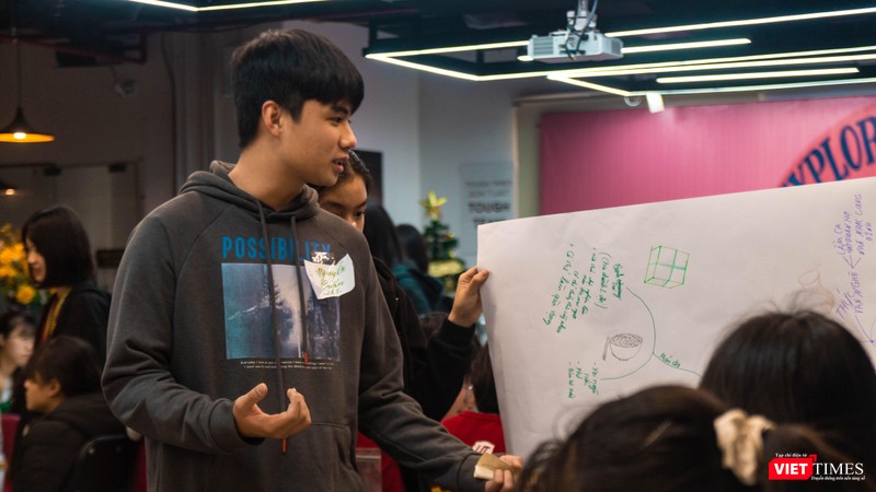 Các bạn trẻ được trải nghiệm hoạt động ý nghĩa.