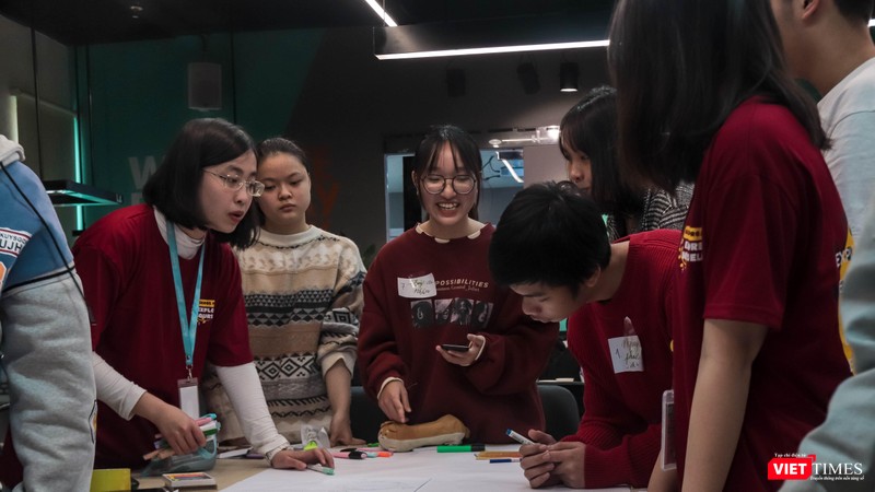 Các bạn trẻ được trải nghiệm hoạt động ý nghĩa.