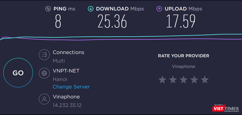 Kiểm tra tốc độ mạng trực tuyến bằng Speedtest.net Kiểm tra tốc độ mạng trực tuyến bằng Speedtest.net
