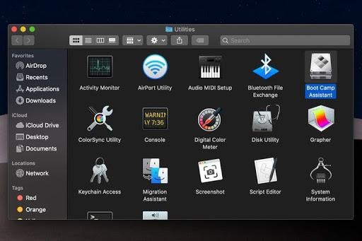 Cửa sổ Utilities trên MacOS. Ảnh: Digital Trends.