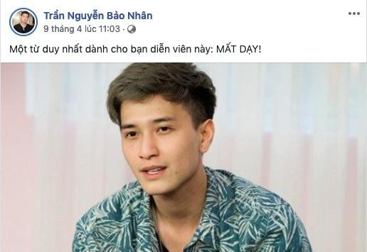 Bài đăng của Bảo Nhân. Ảnh chụp màn hình.