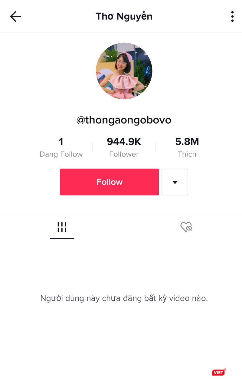 Kênh TikTok đã xóa toàn bộ video. Kênh TikTok đã xóa toàn bộ video.