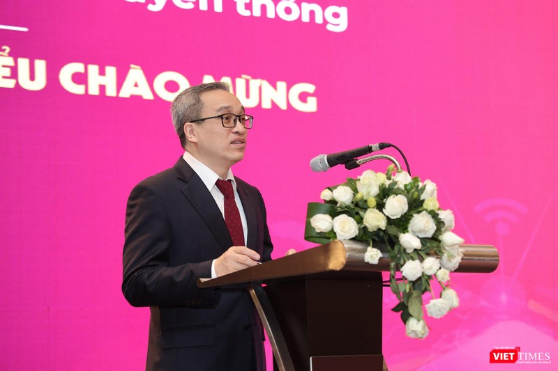 Thứ trưởng Bộ TT&TT Phan Tâm phát biểu tại sự kiện. Thứ trưởng Bộ TT&TT Phan Tâm phát biểu tại sự kiện.