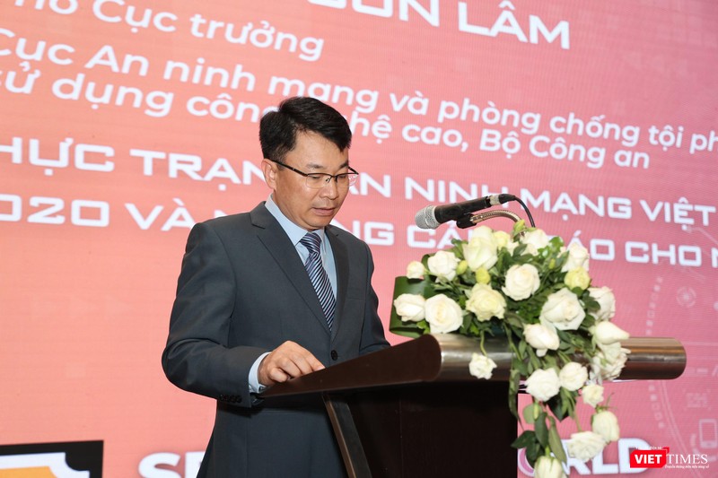 Đại tá Trương Sơn Lâm - Phó Cục trưởng Cục An ninh mạng và phòng chống tội phạm sử dụng công nghệ cao, Bộ Công an.