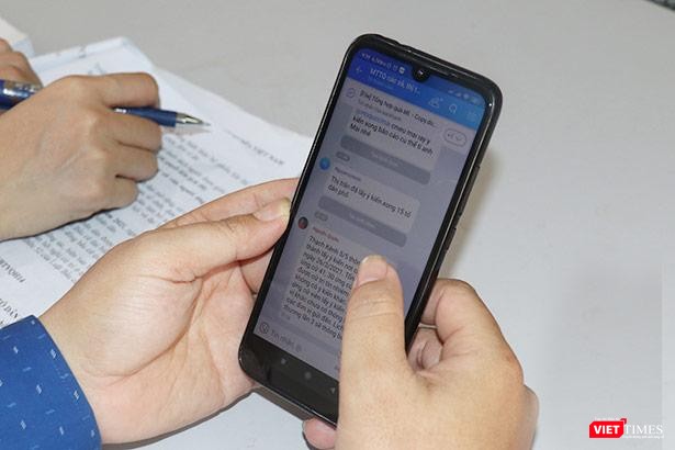 Ủy ban MTTQ huyện Thạch Hà lập các nhóm liên quan đến bầu cử trên Zalo.