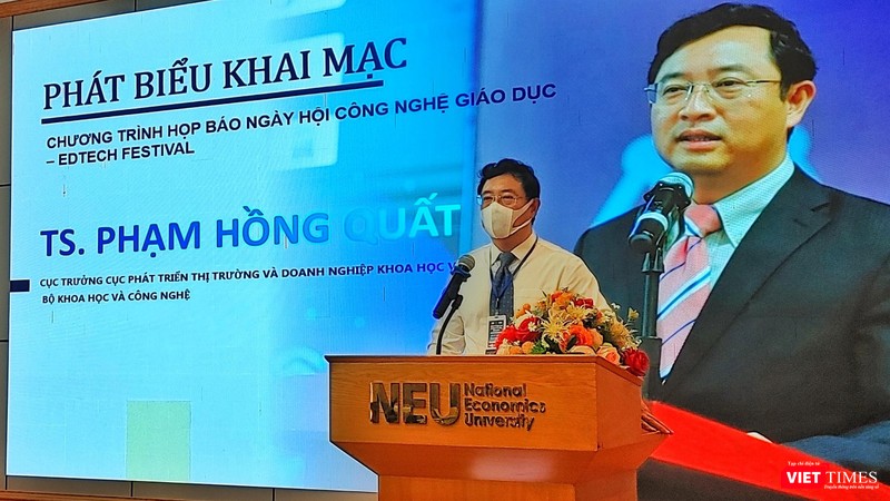 Ông Phạm Hồng Quất – Cục trưởng Cục Phát triển thị trường doanh nghiệp KH&amp;CN, Bộ KH&amp;CN.